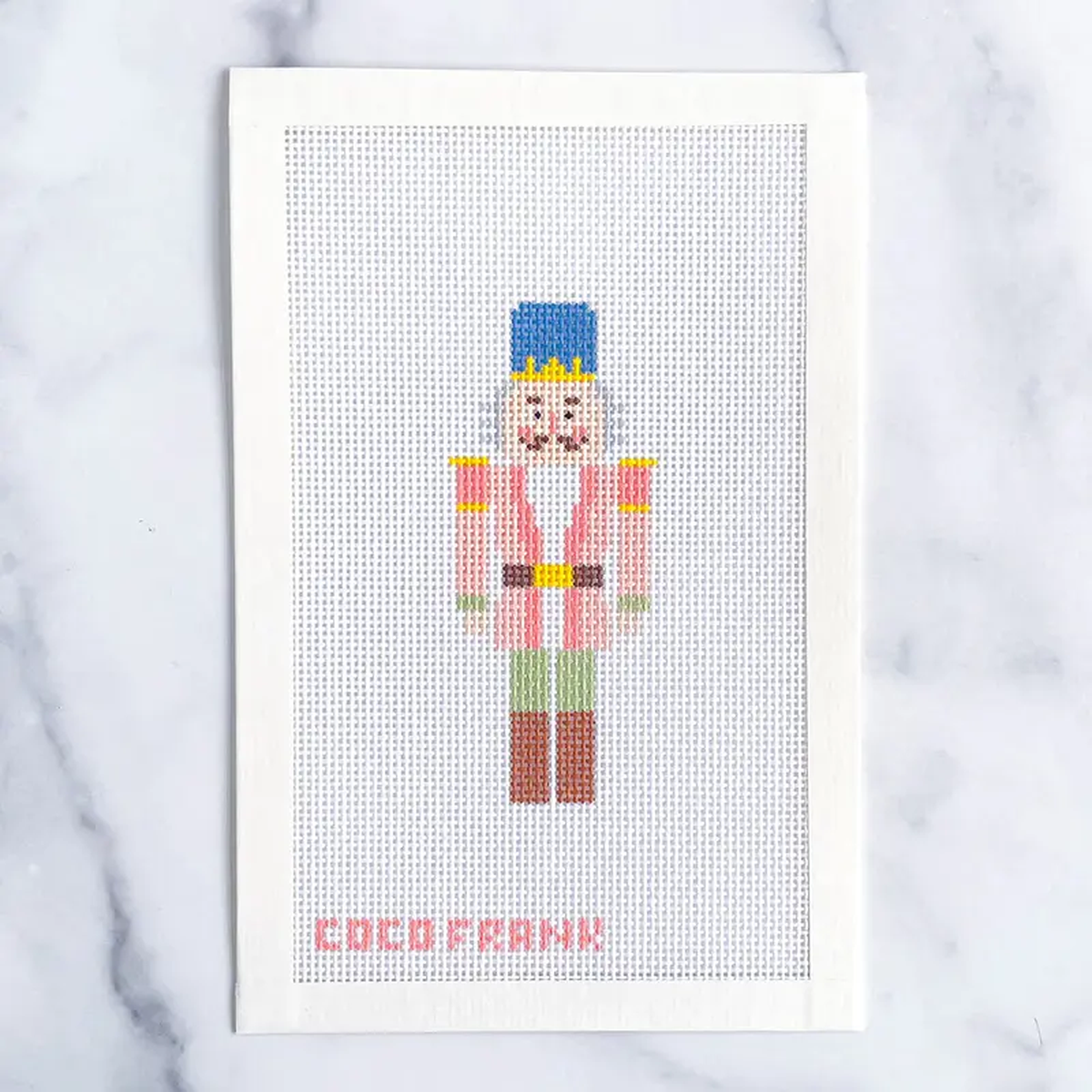 Coco Frank Pink Nutcracker Needlepoint Canvas