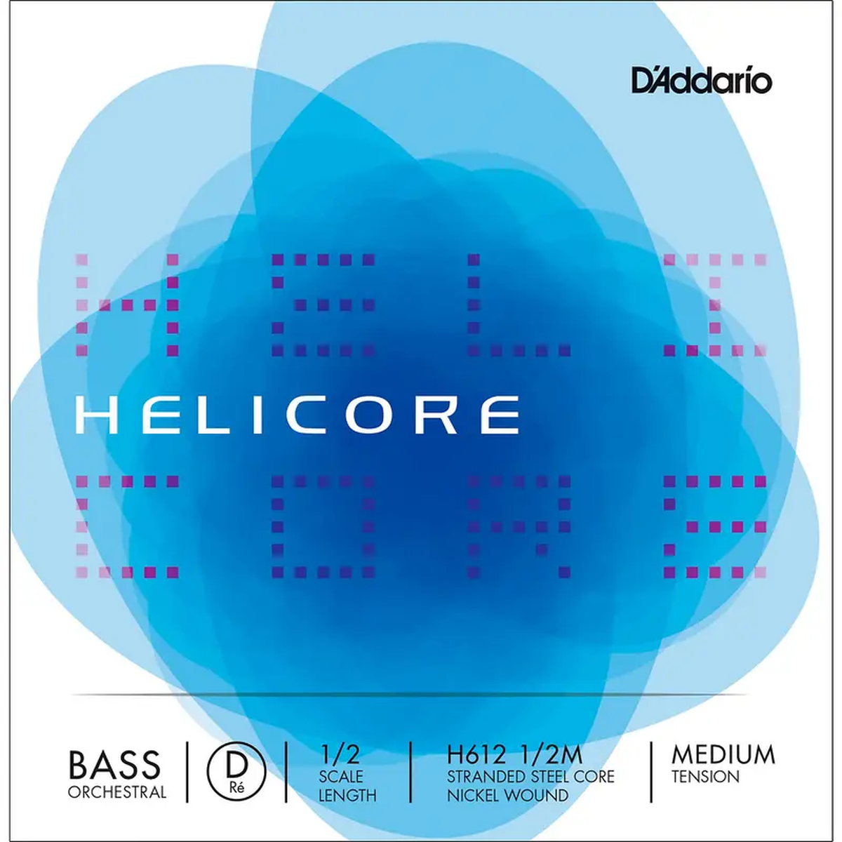 D8217Addario Helicore Orchestral Series Double Bass D String