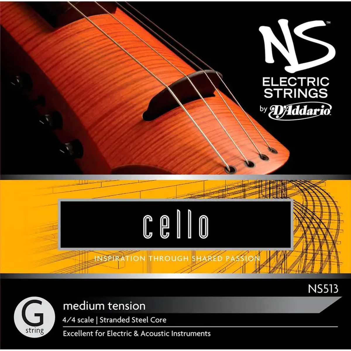 D8217Addario NS Electric Cello G String