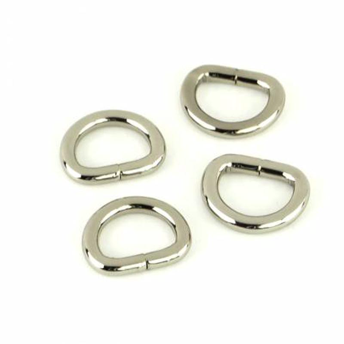 Four D-Rings 128243 Nickel