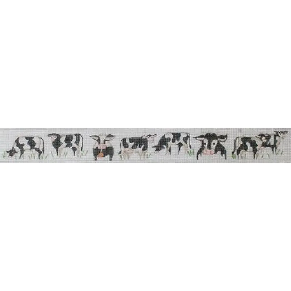 Jane Nichols Needlepoint Cows Belt Needlepoint Canvas