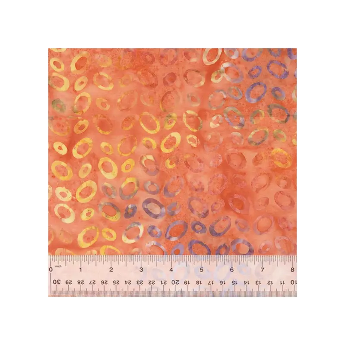 JDJ 8211 Dahlia Anthology Fabrics 3808Q-X Peach Ovals Batik Cotton