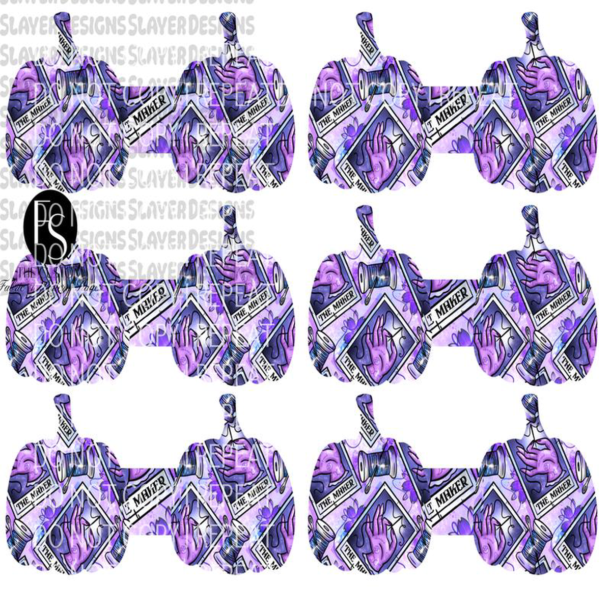 PUMPKINCORD008 8211 Cut and Sew Cord Organizer FABRICSLAYER 8211 Preorder