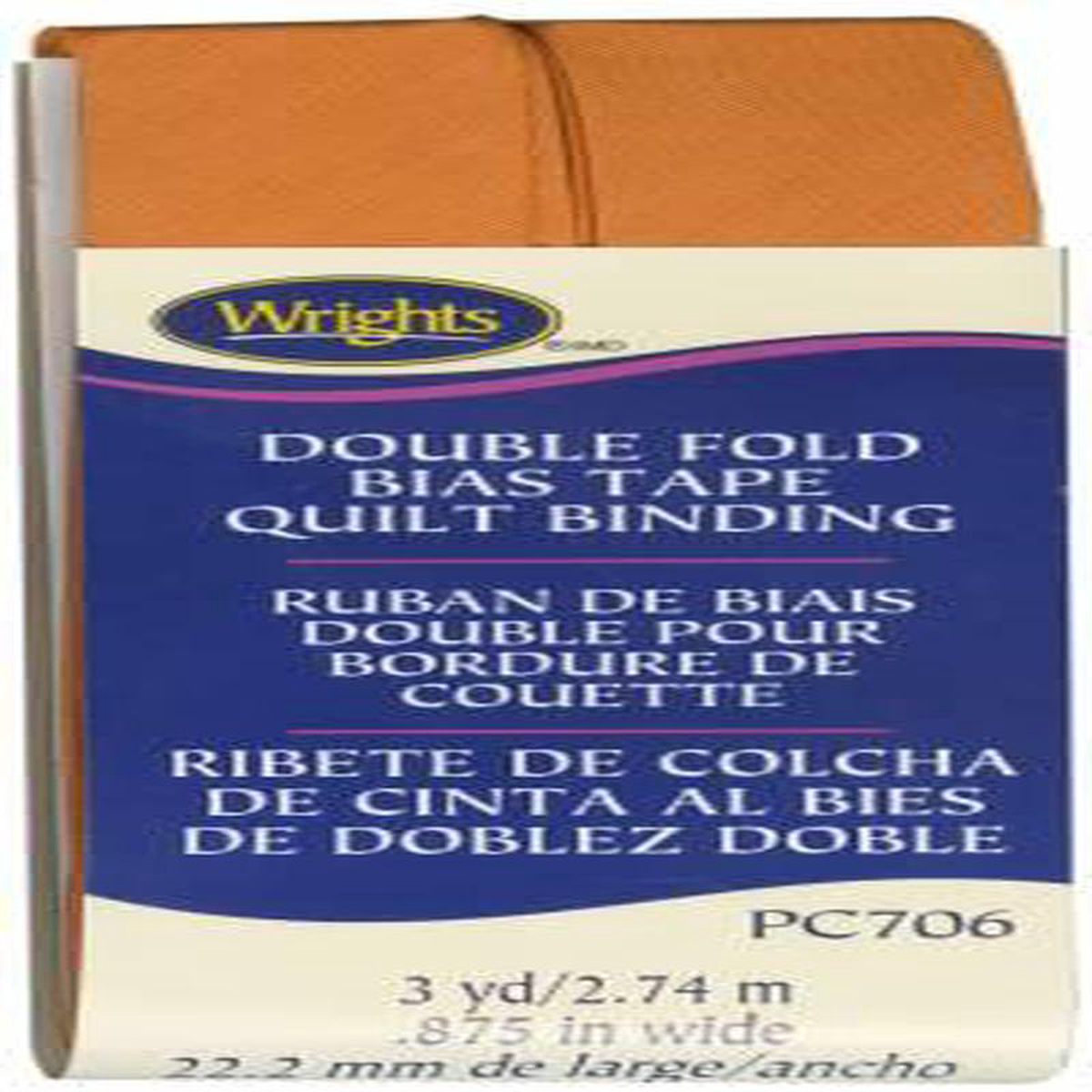 Wright Co Tapes and Trims 1177061241 Carrot