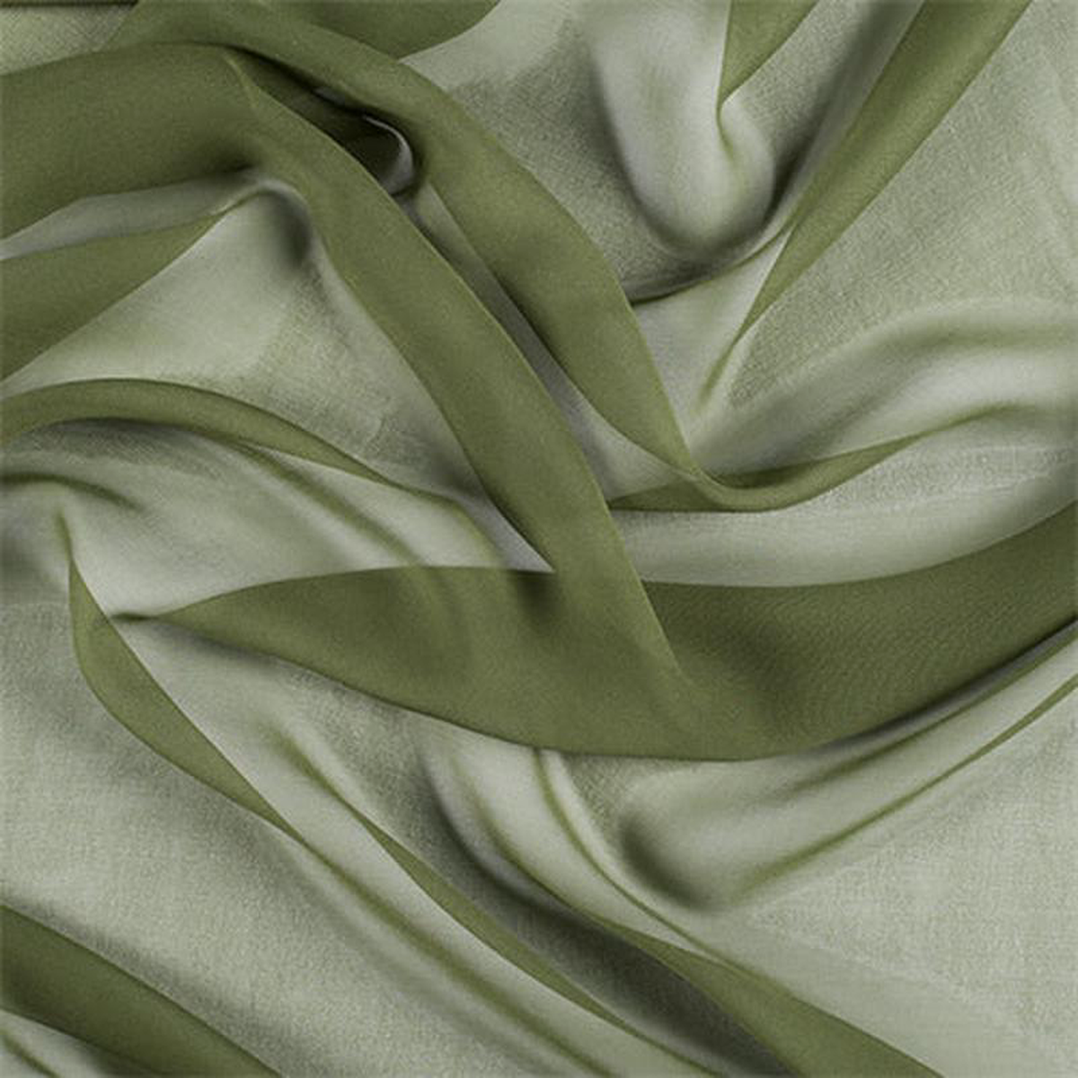Runway Silks Grass Green Silk Chiffon Fabric 8211 Reorderable