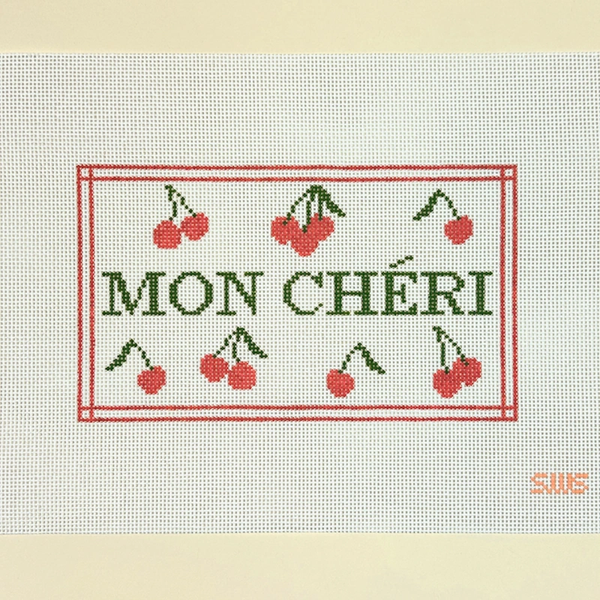 Stitching with Stacey Mon Cheri Needlepoint Canvas