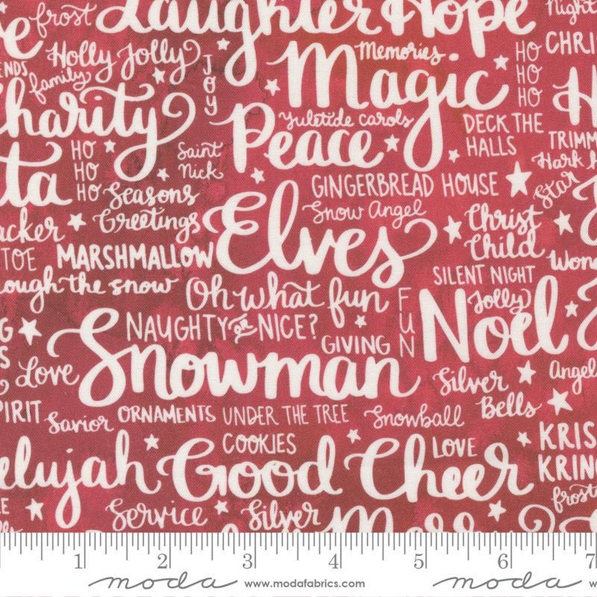 Moda Create Joy Project Comfort and Joy 39754 19 Red