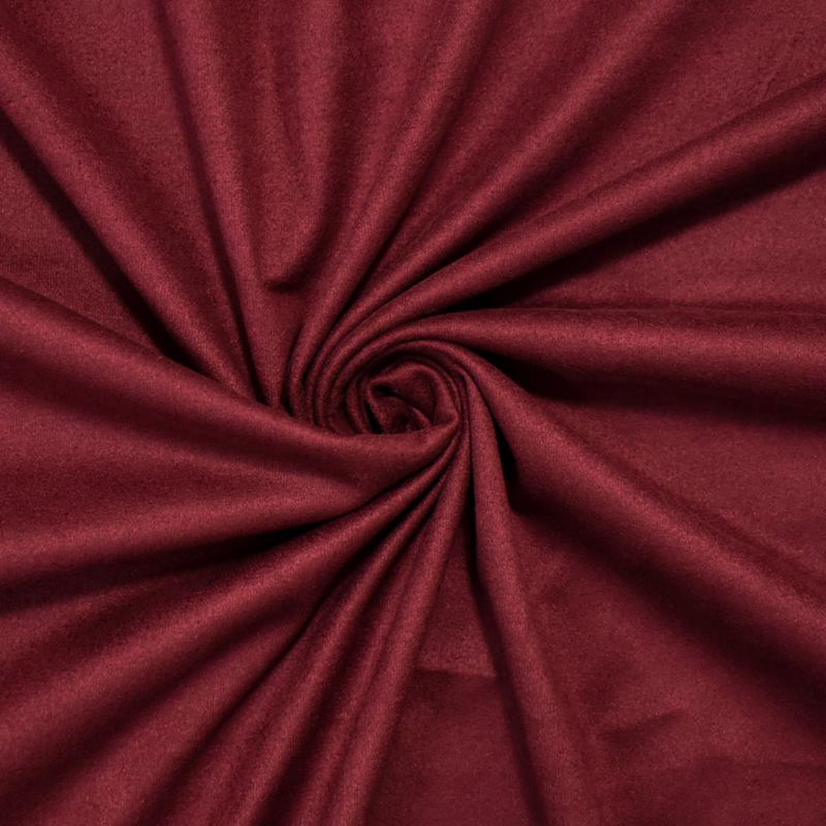 Deep Ruby Red Stretch Spandex Solid Microsuede Knit Fabric