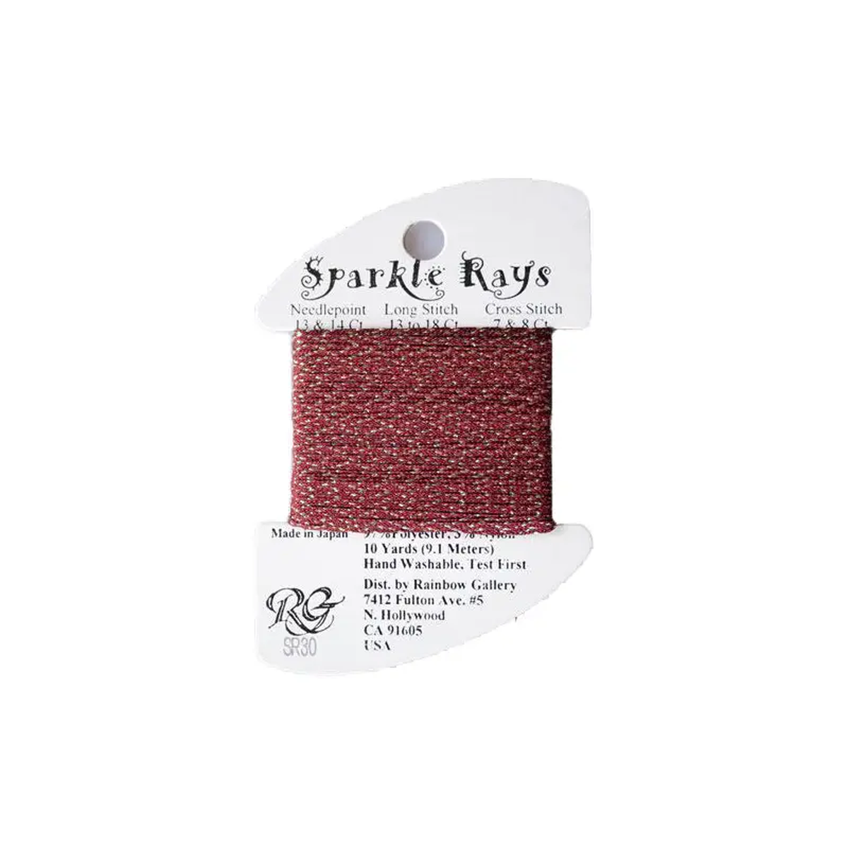 Rainbow Gallery Sparkle Rays 8211 30 Burgundy