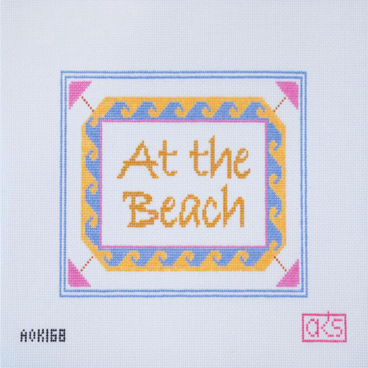 Ann Kaye Studio At the Beach Needlepoint Canvas