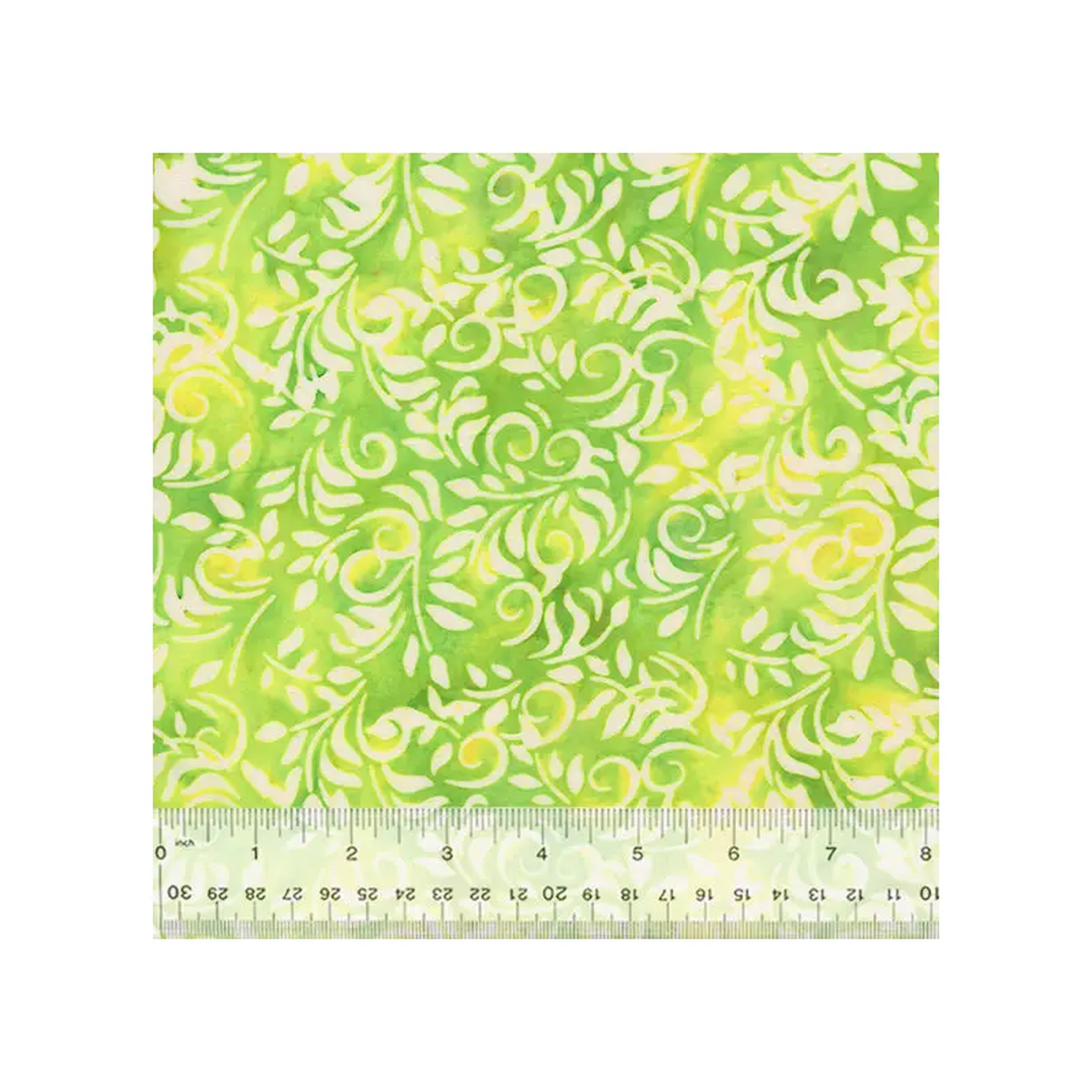 JDJ 8211 Soft Spring Jacqueline de Jonge 3402Q-X Lime Vines Batik Cotton