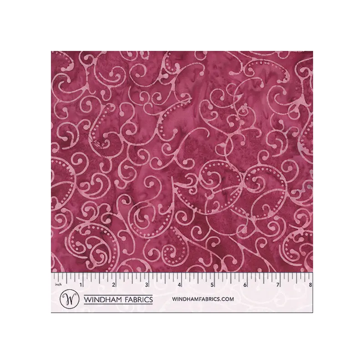 JDJ 8211 French Rose Jacqueline de Jonge 3770Q-X Jam Spirals Batik Cotton