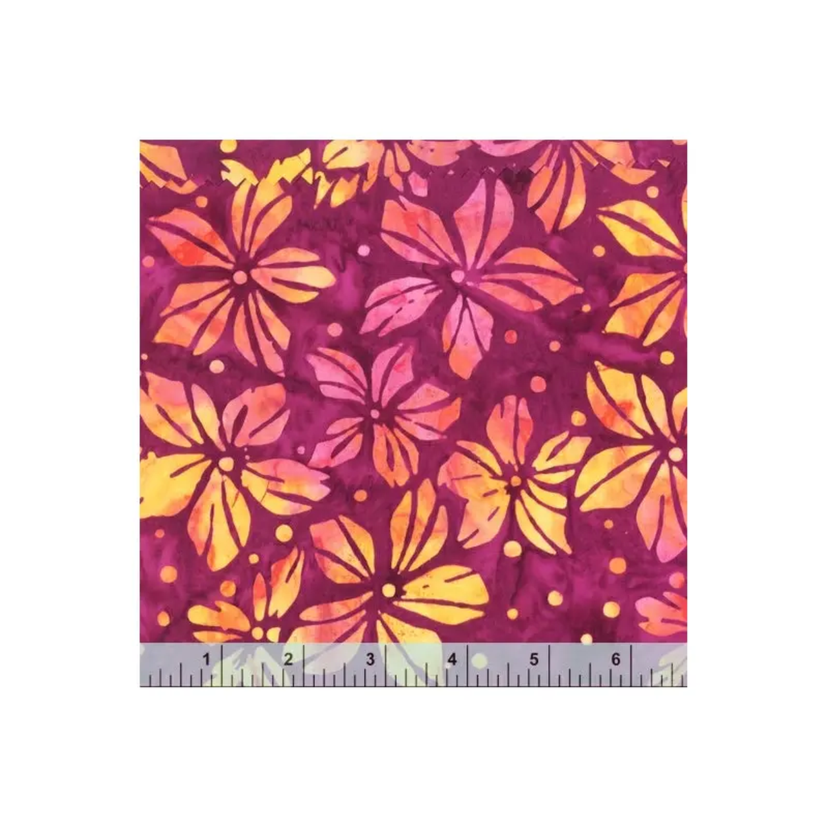 Jdj 8211 Plum 038 Citrus Jacqueline de Jonge 3190Q-X Plum Tropical Batik Cotton