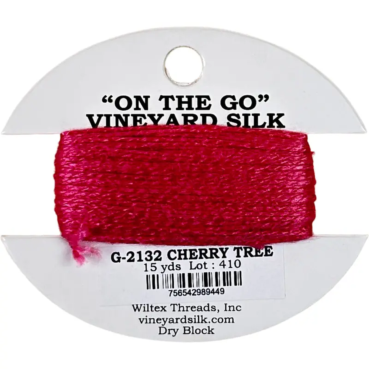 Vineyard Silk Classic On the Go 15 yd Card 8211 2132 Cherry Tree