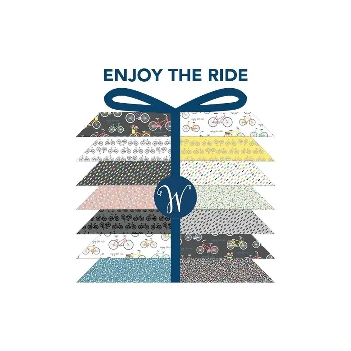 Enjoy The Ride Whistler Studios ENJOFATQ-X Multi Fat Quarter Bundle Cotton