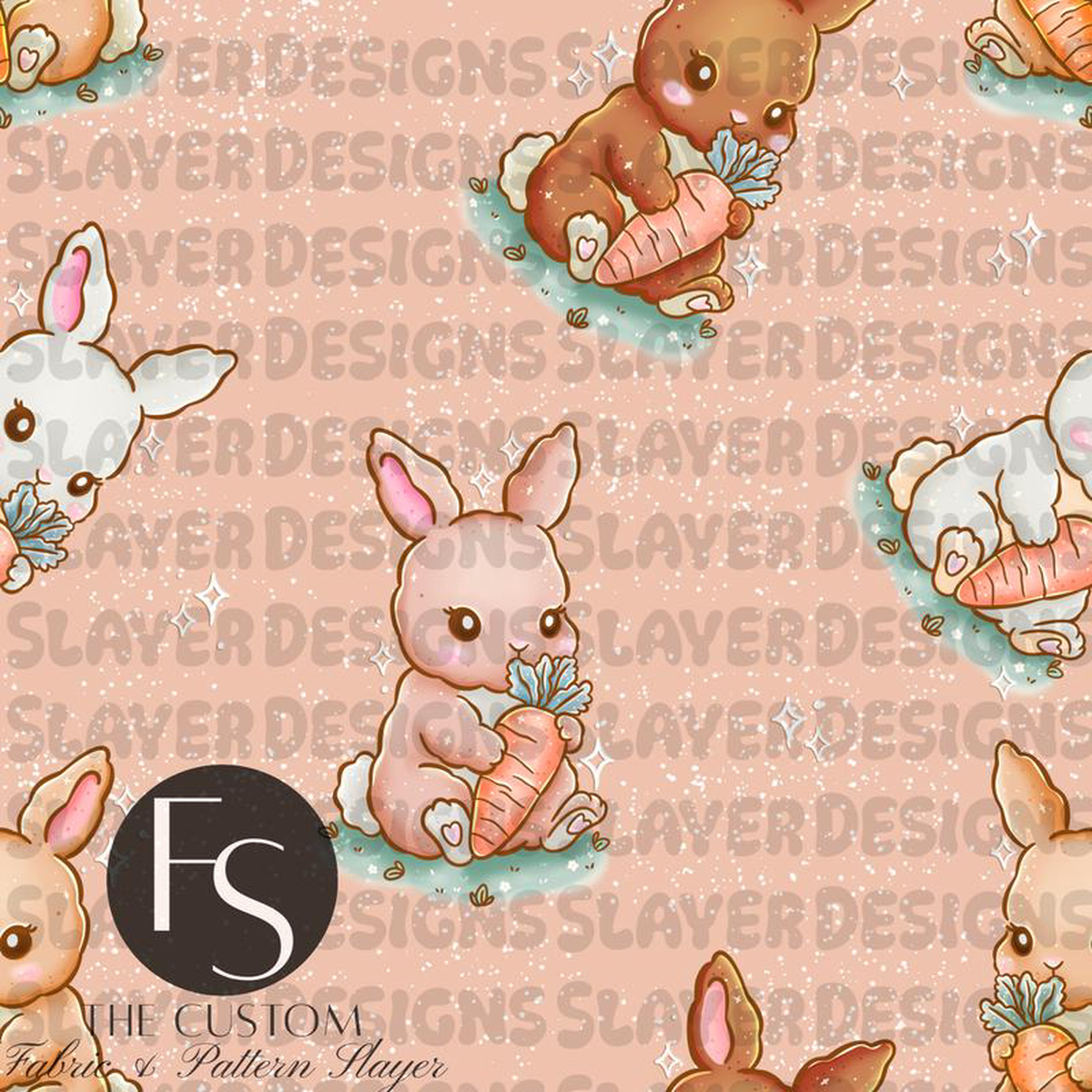 Spring Bunnies Coordinate C-1 8211 LYSSDOODLES