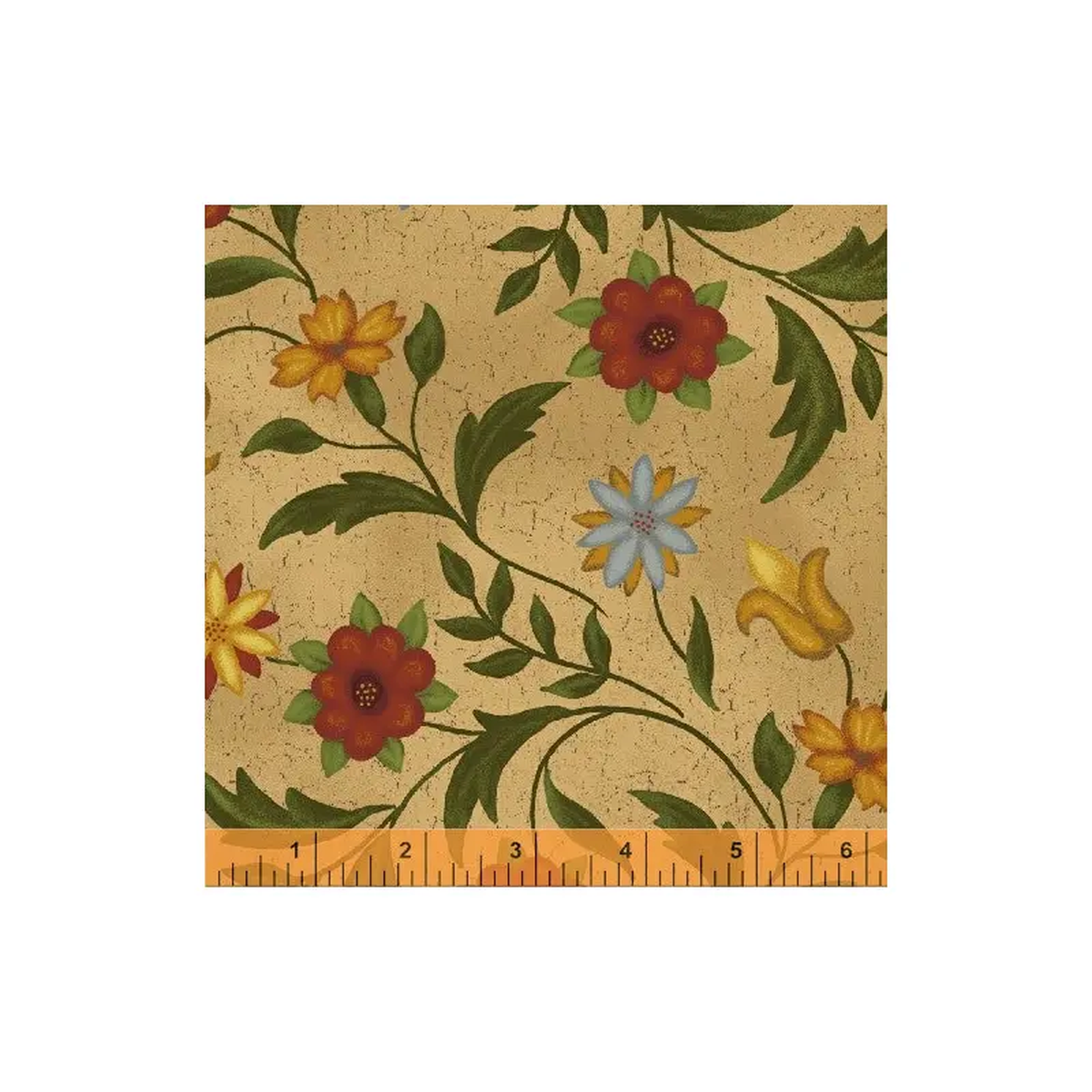 Folk Art Village 31695-3 Cotton