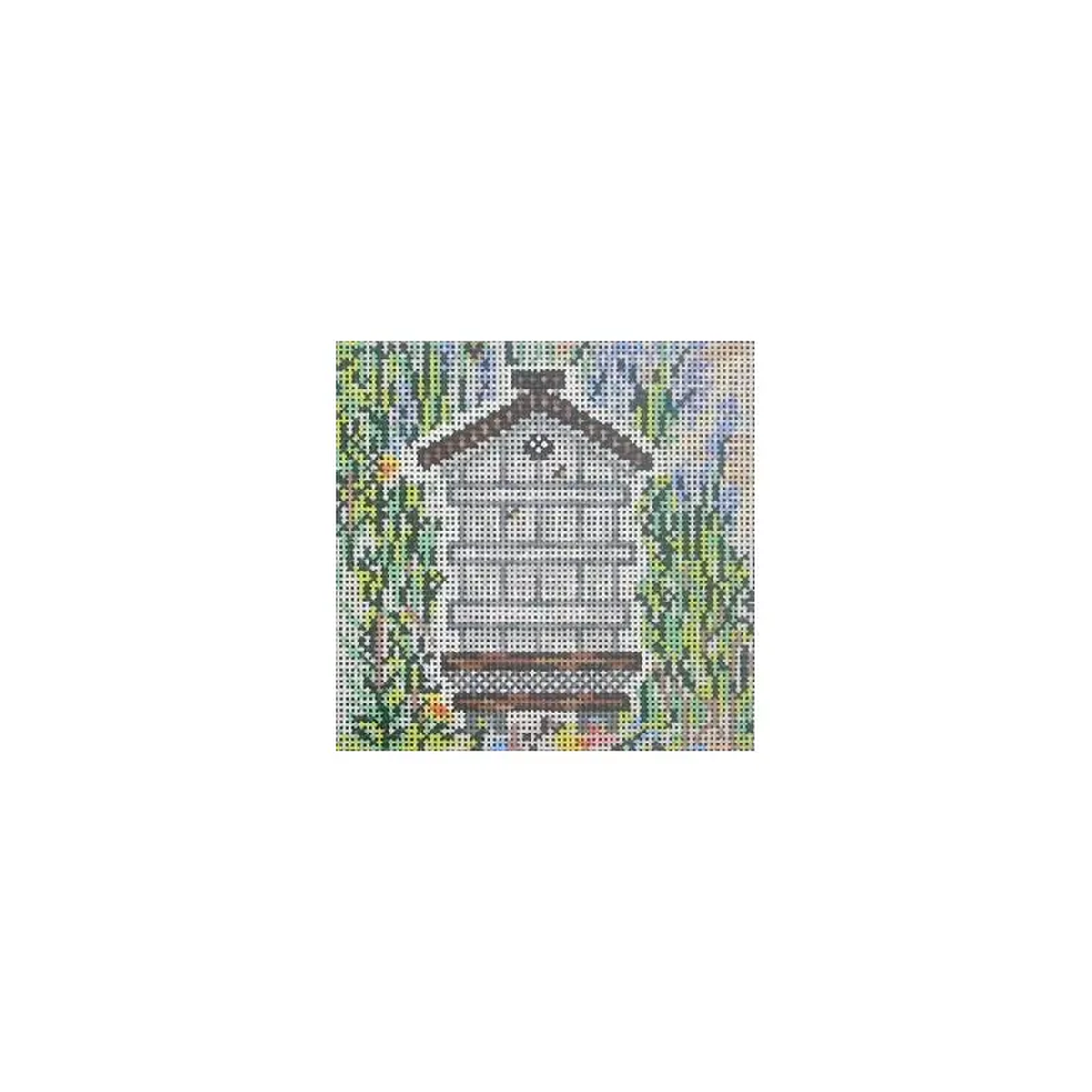 Cooper Oaks Design Bee Skep 145C Needlepoint Canvas
