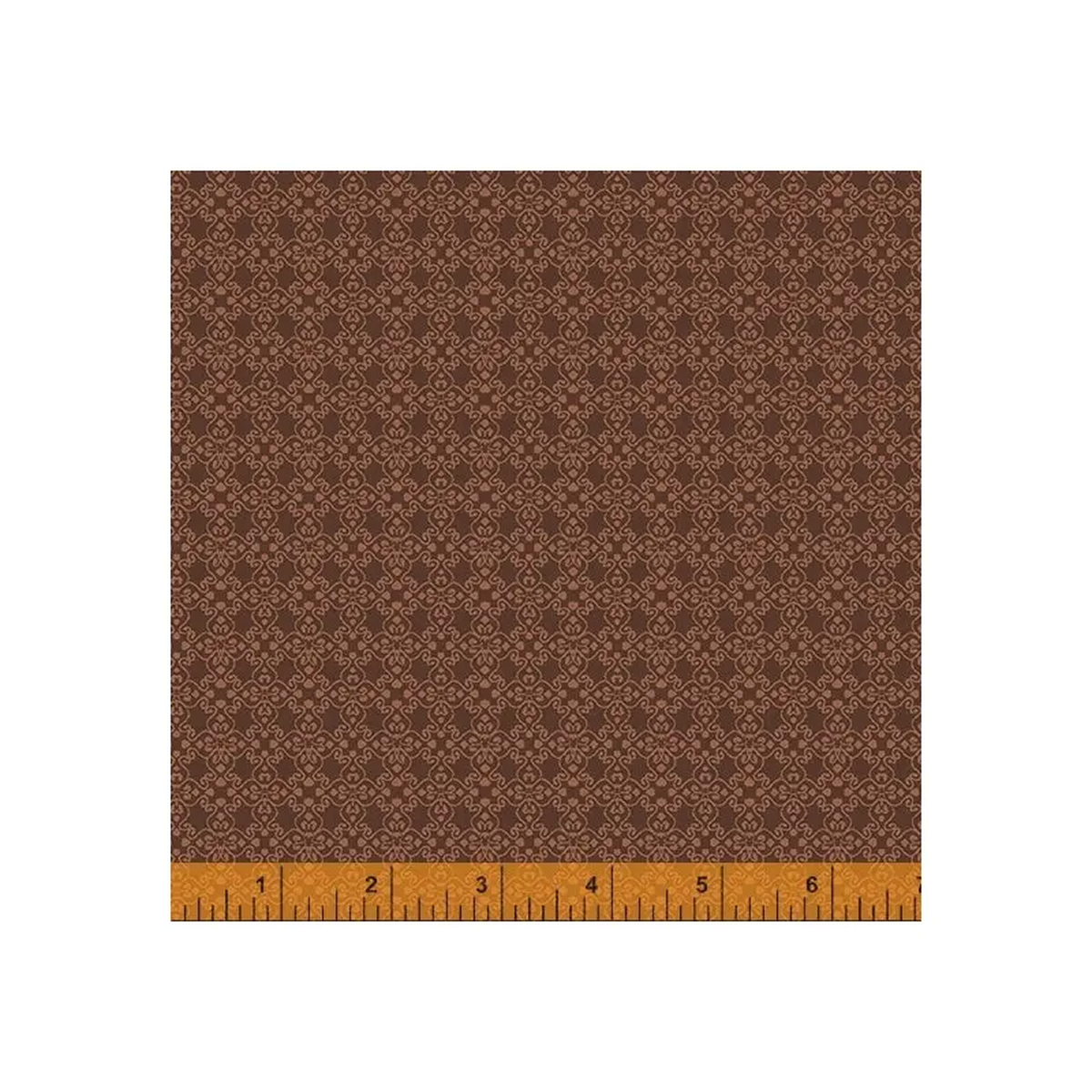 Coffee Connoisseur Jean Plout for Whistler Studios 53067-2 Dark Roast Medallion Cotton