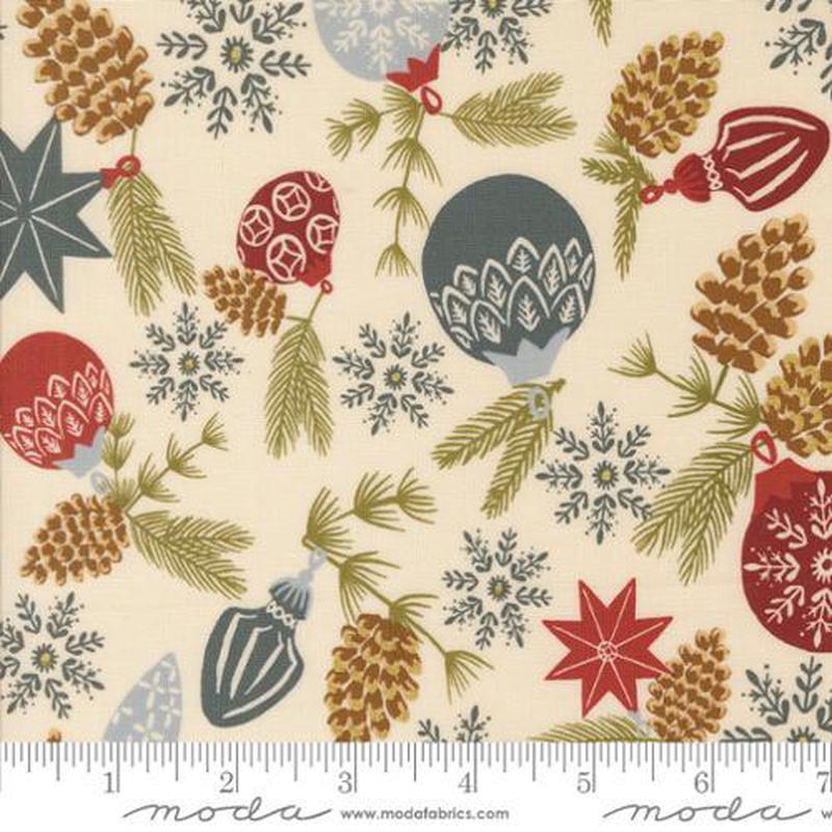 Moda Old World Yuletide 45621 11M Eggshell