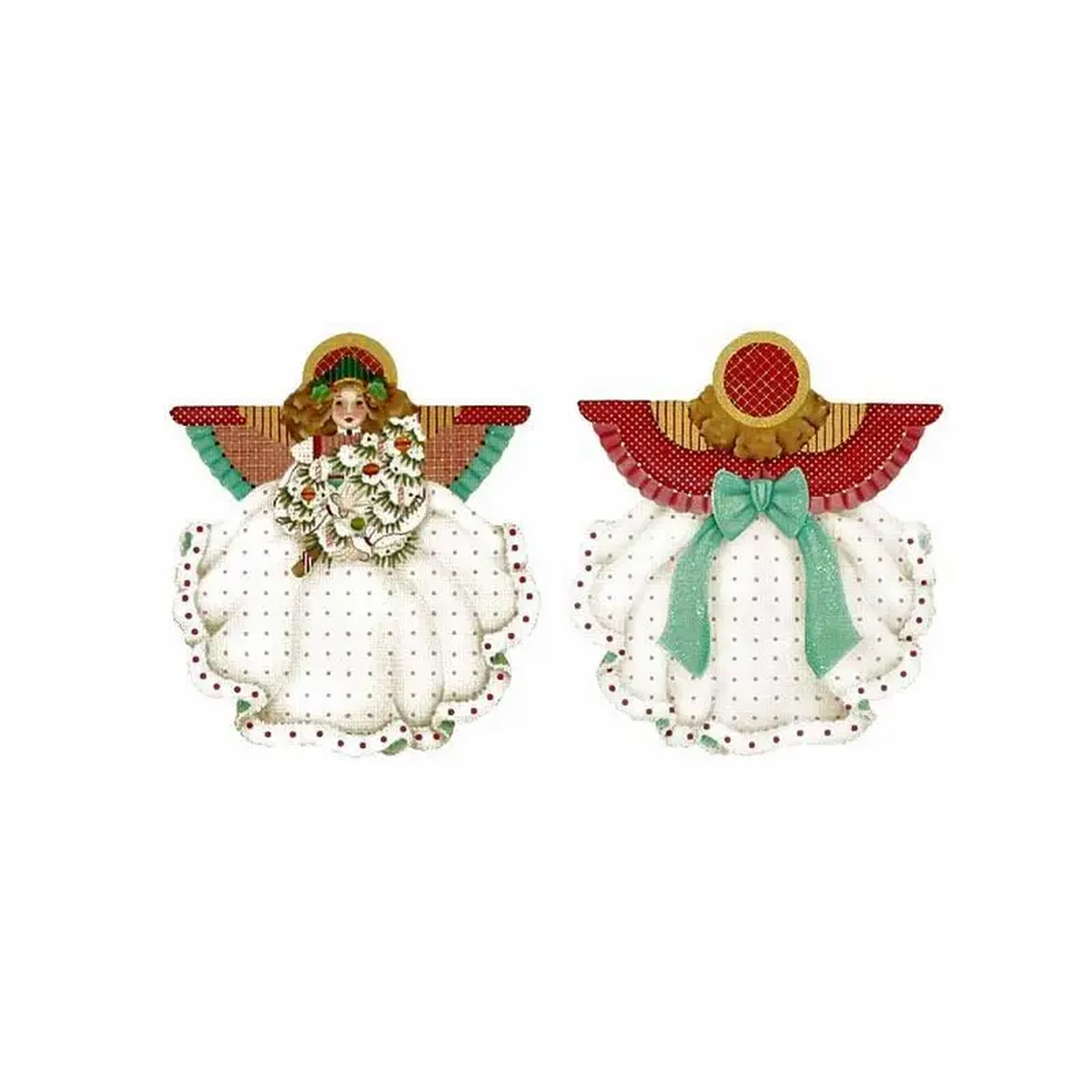 Melissa Shirley Designs Peppermint Stick Angel Needlepoint Canvas