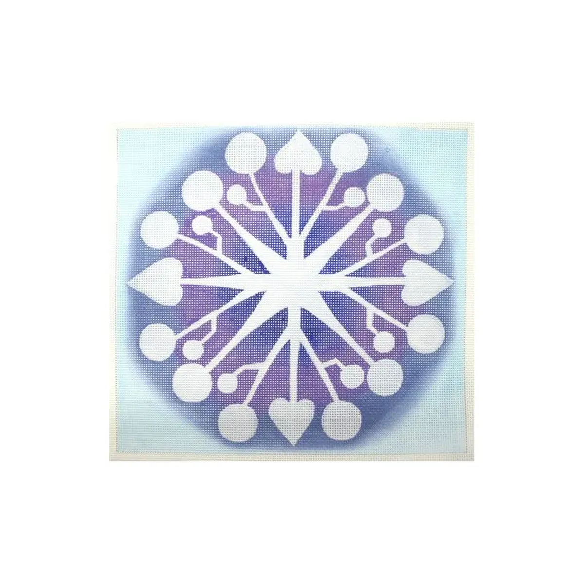 Zecca Snowflake 18M Needlepoint Canvas