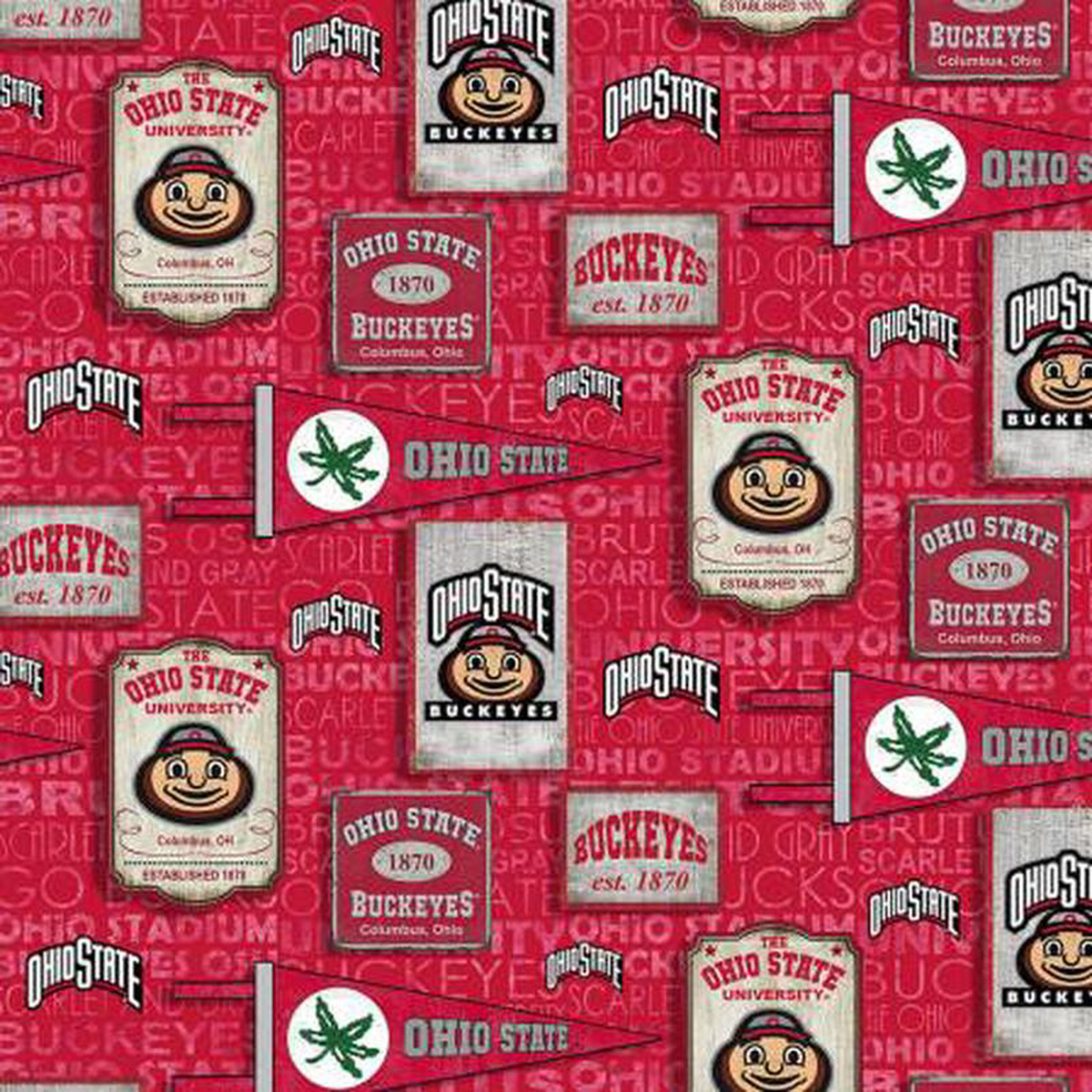 Ohio State Vintage Pennant