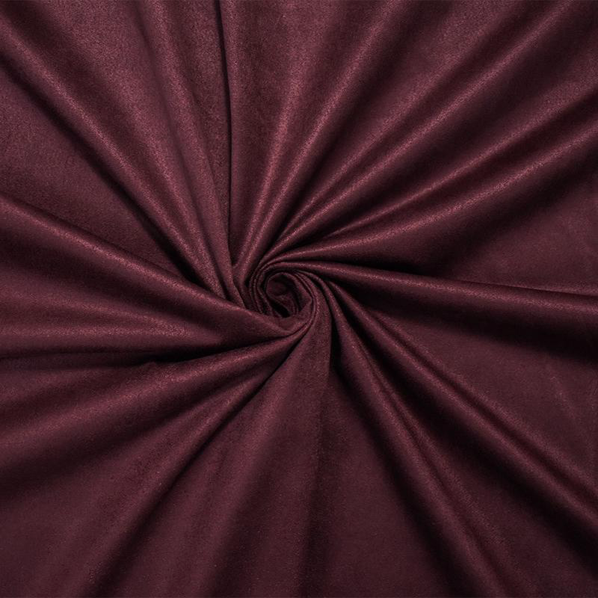 Deep Burgundy Red Stretch Spandex Solid Microsuede Knit Fabric