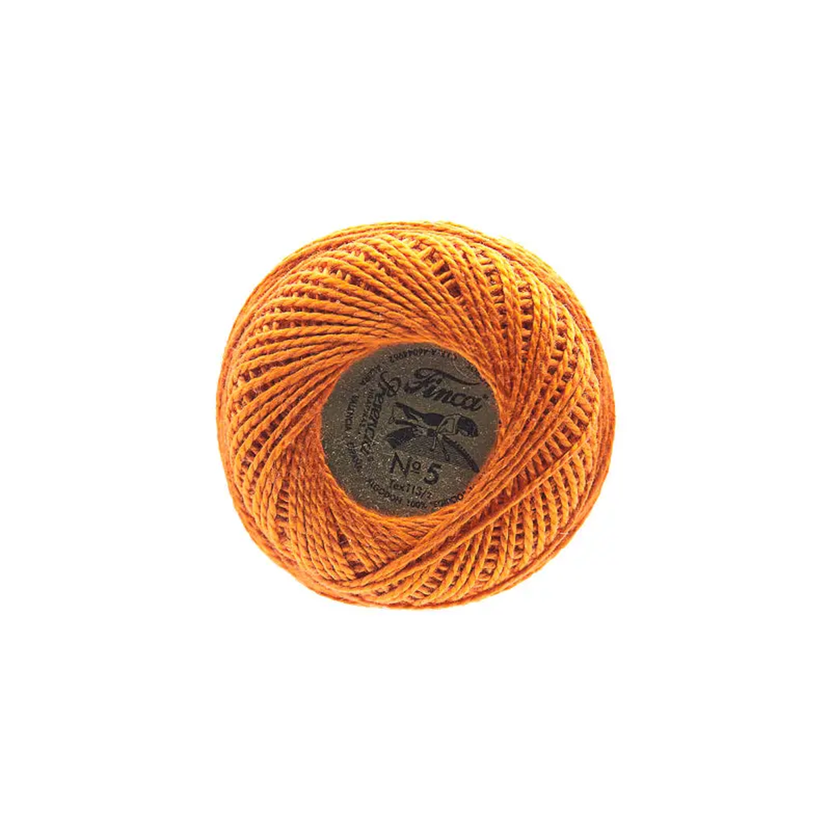 Presencia Perle Cotton Size 5 8211 7567 Medium Orange Spice