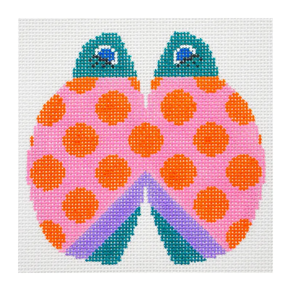 Lee8217s Needle Poka Dot Petite Lady Bug Needlepoint Canvas
