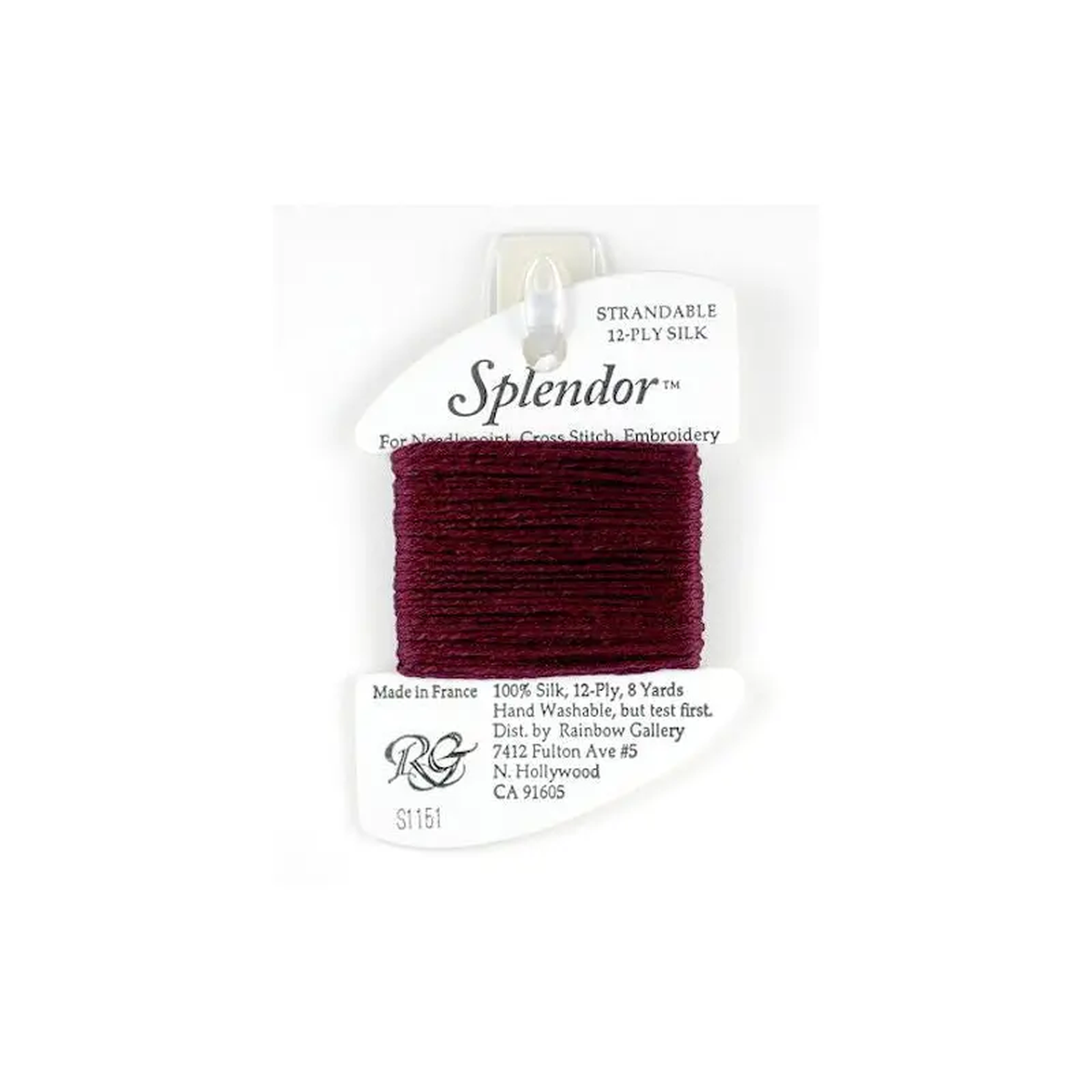 Rainbow Gallery Splendor 8211 1151 Very Dark Raspberry