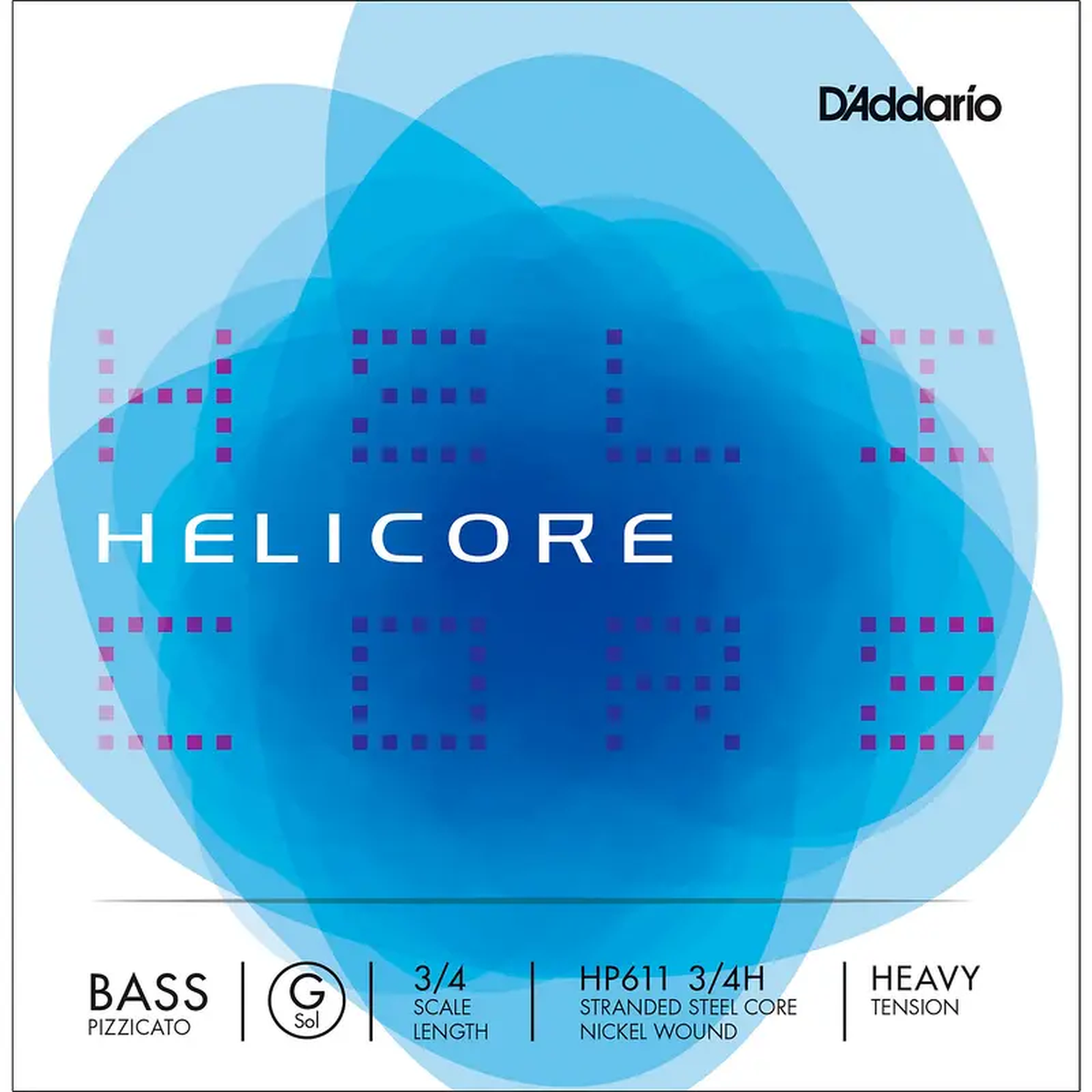 D8217Addario Helicore Pizzicato Series Double Bass G String