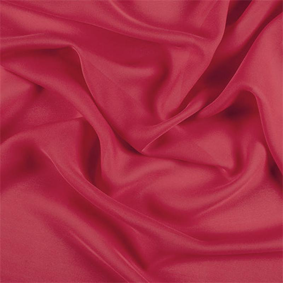 Runway Silks Bright Red Silk Double Georgette Fabric 8211 Reorderable
