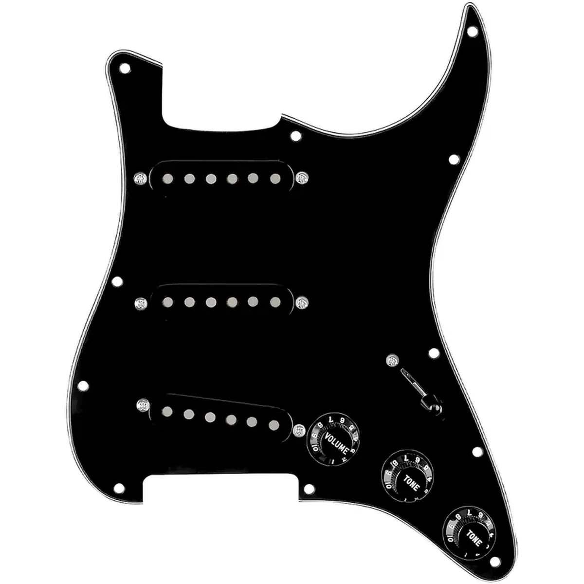 920D Custom Vintage American Loaded Pickguard for Strat With Black Pickups and S5W Wiring Harness