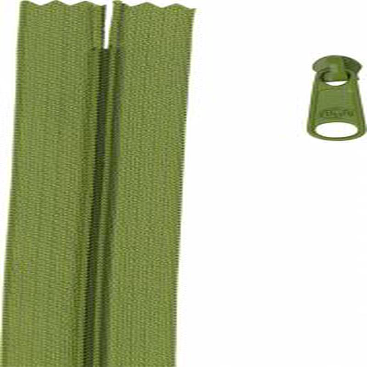 Zipper by the Yard Olive