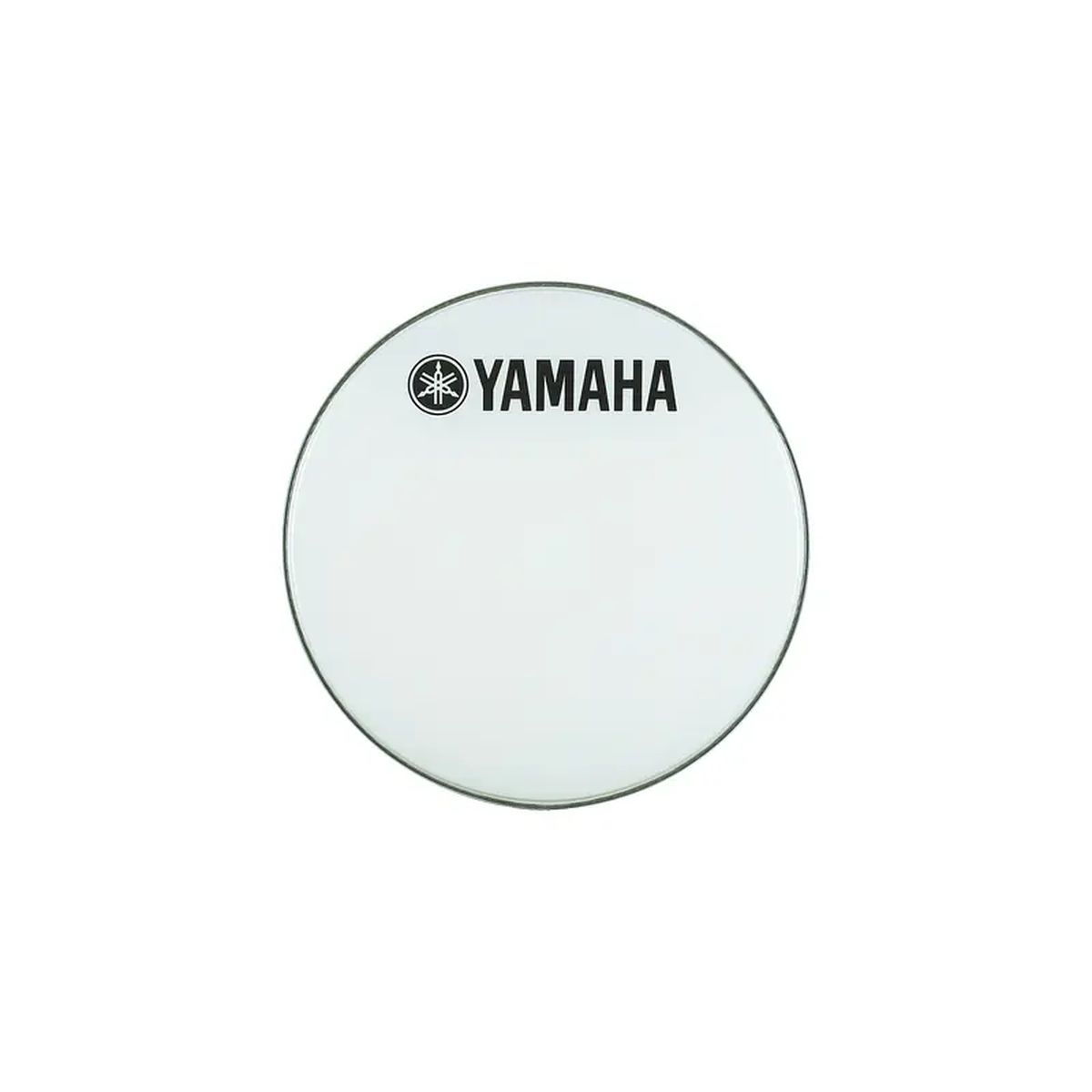 Yamaha Marching Bass Drum Head with Fork Logo