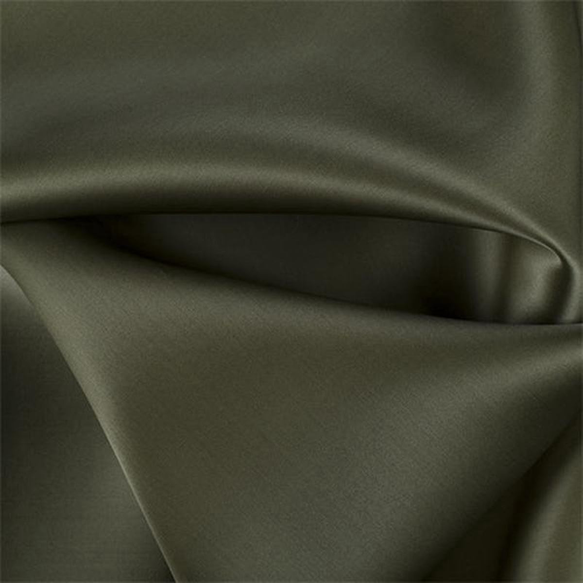 Runway Silks Olive Green Silk Satin Organza Fabric 8211 Reorderable