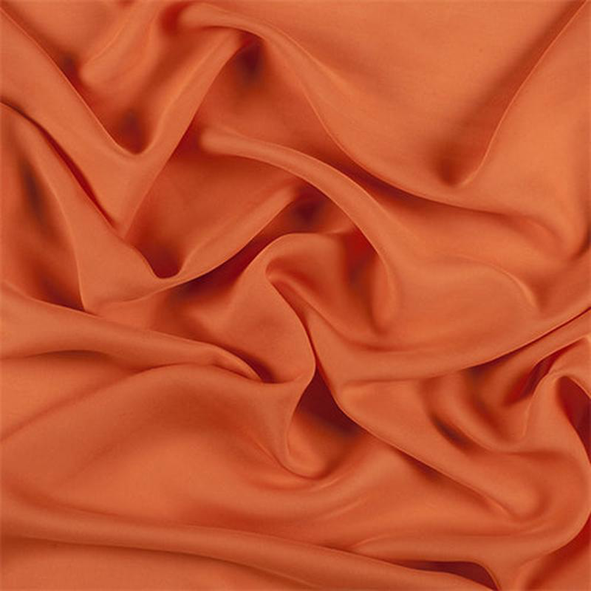 Runway Silks Orange Silk Double Georgette Fabric 8211 Reorderable
