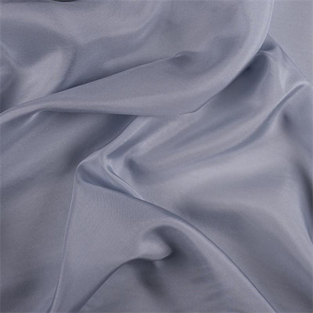Runway Silks Steel Blue Silk Habotai Fabric 8211 Reorderable