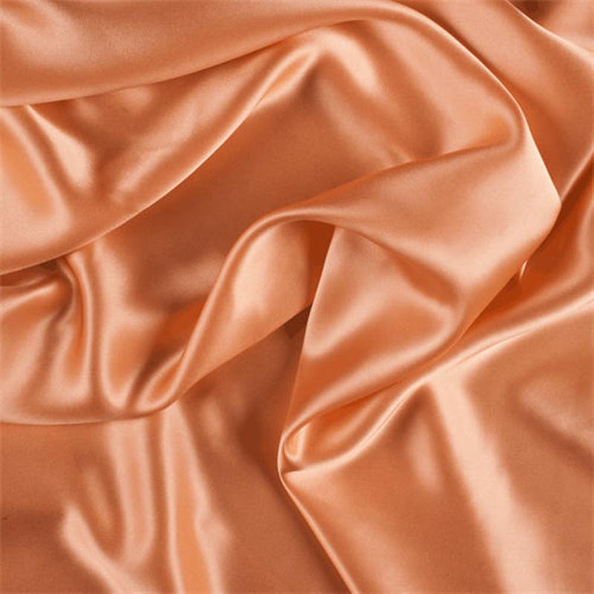 Runway Silks Light Orange Stretch Silk Charmeuse Fabric 8211 Reorderable