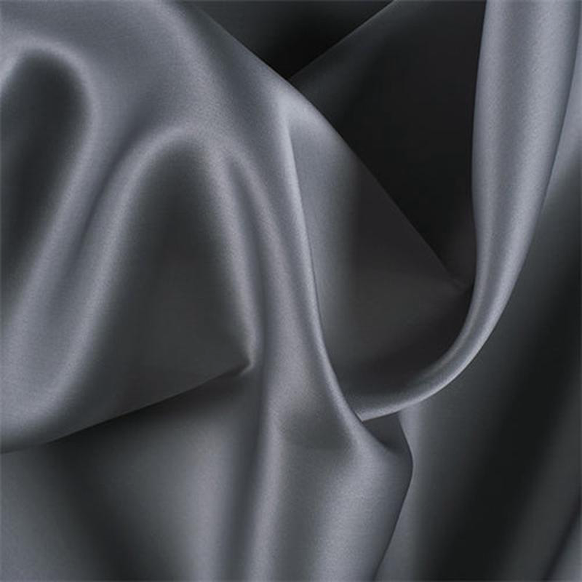 Runway Silks Silver Gray Silk Satin Organza Fabric 8211 Reorderable