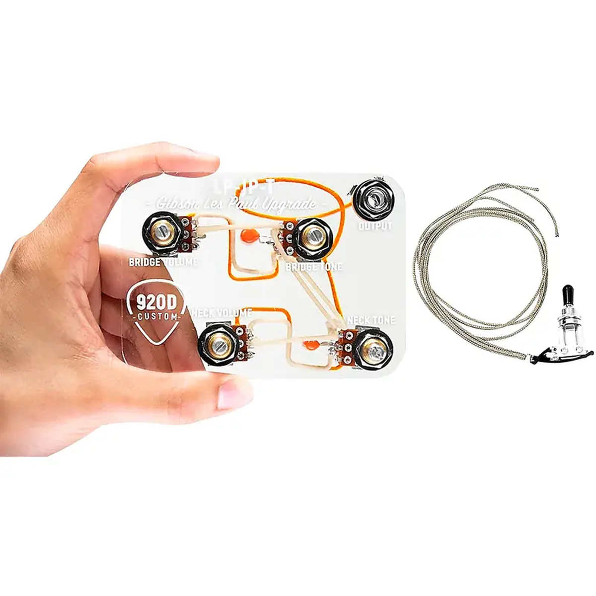 920D Custom Les Paul Twenty-One Tone Upgraded Wiring Harness With Four PushPull Pots 038 Toggle