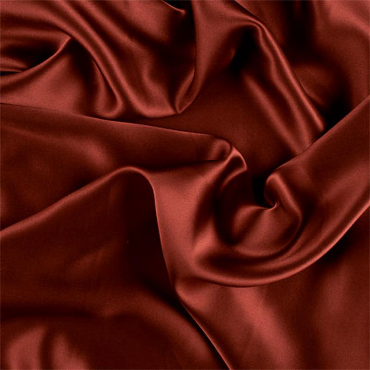 Runway Silks Rust Stretch Silk Charmeuse Fabric 8211 Reorderable