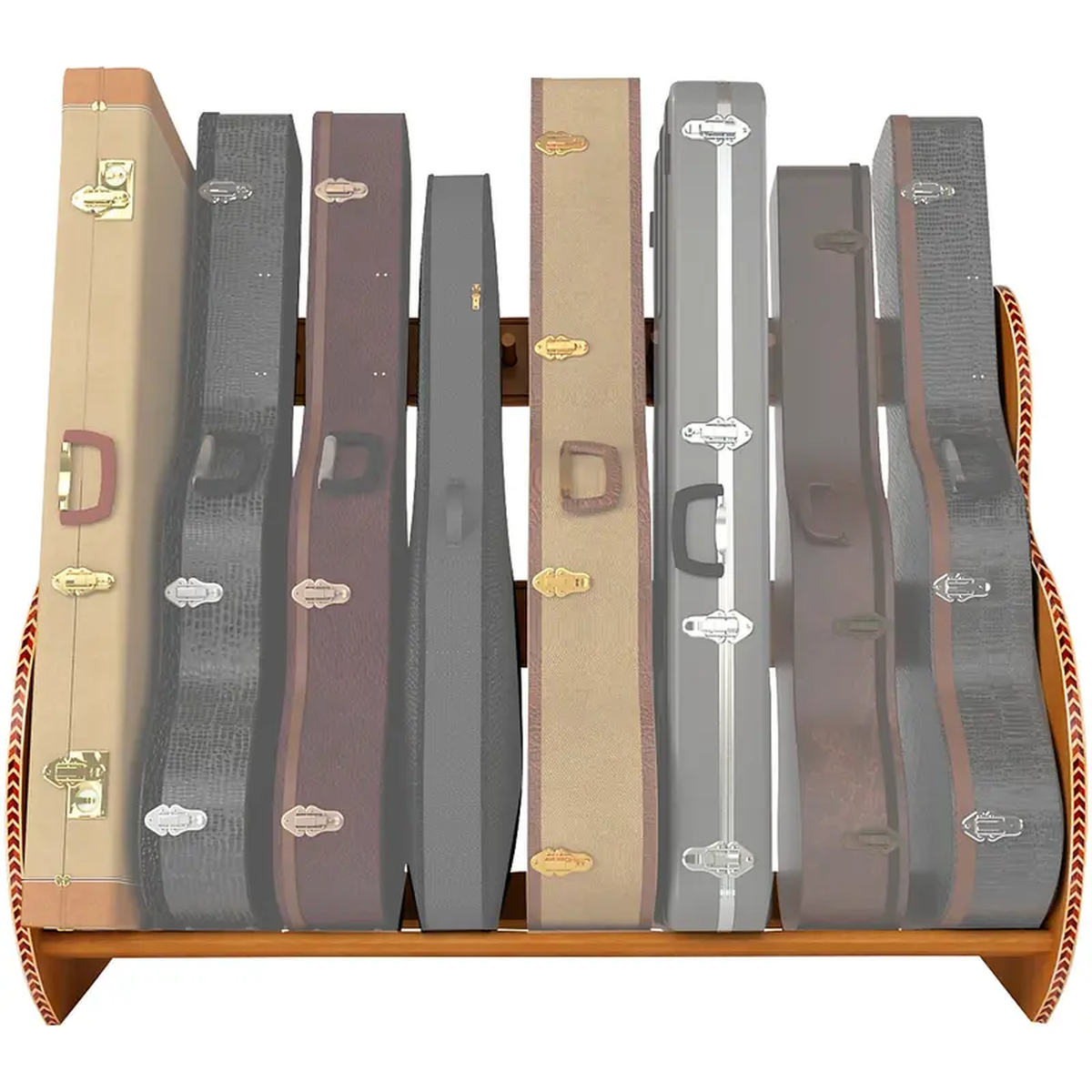 A038S Crafted Products Studio Deluxe Guitar Case Rack