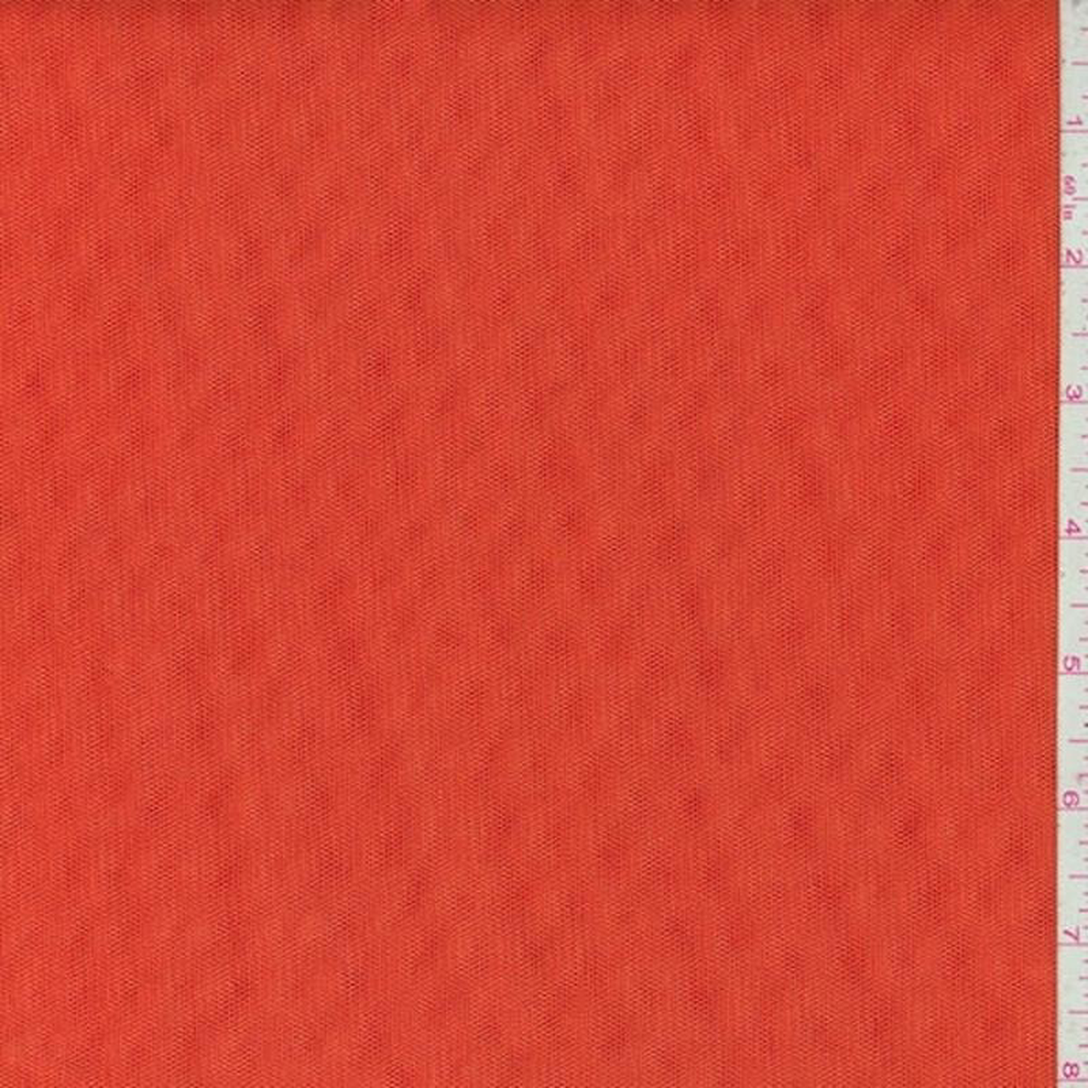 1 38 YD PC-Orange Tulle Fabric