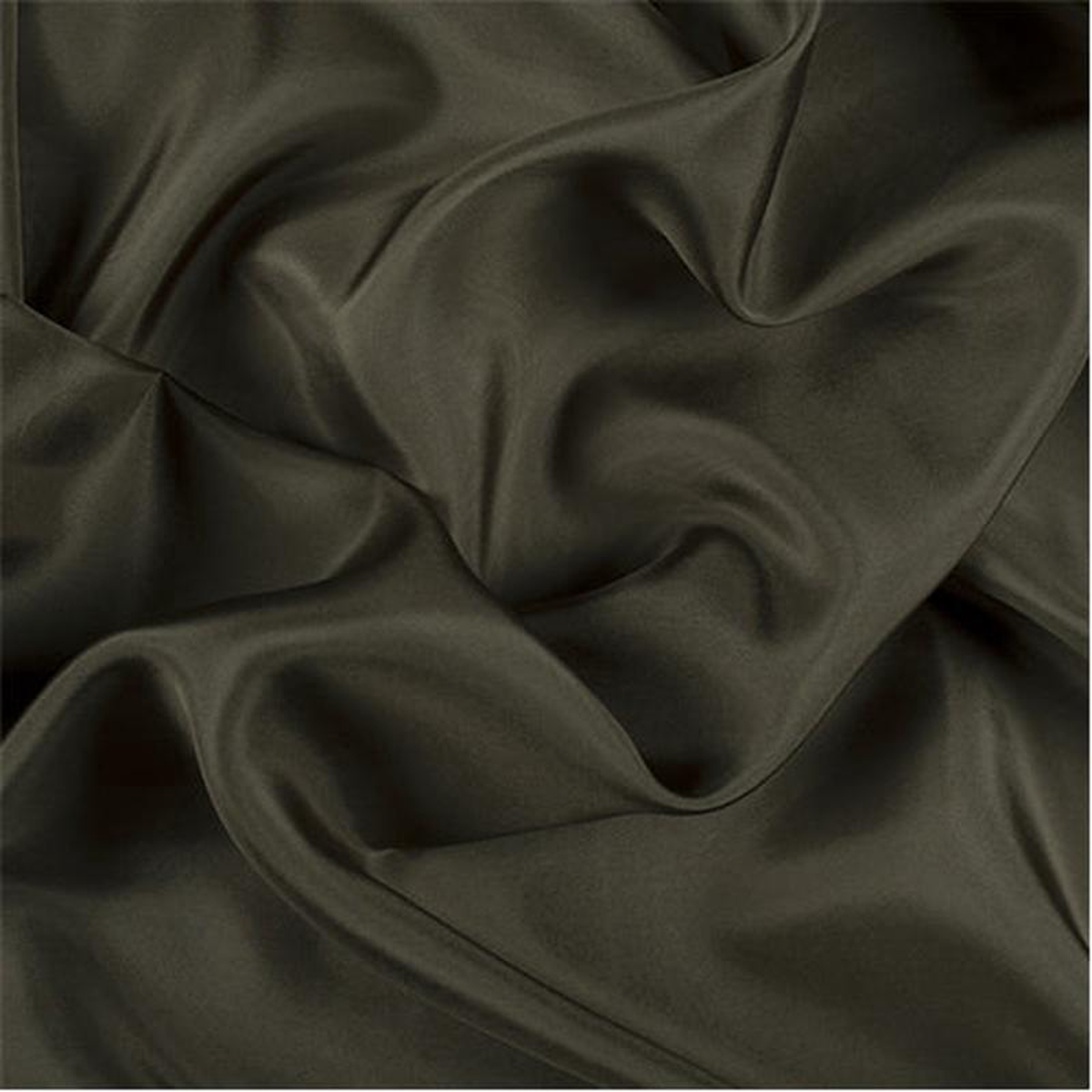 Runway Silks Moss Green Silk Crepe de Chine Fabric 8211 Reorderable