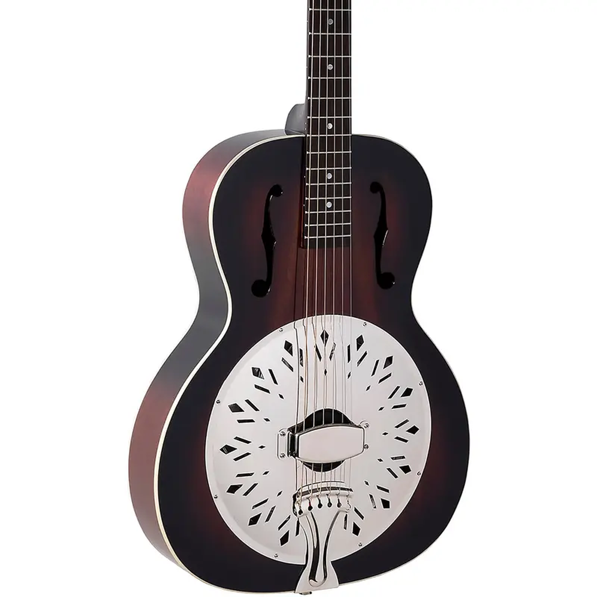 Recording King RR-41-VS Rattlesnake Wood Body Resonator Guitar