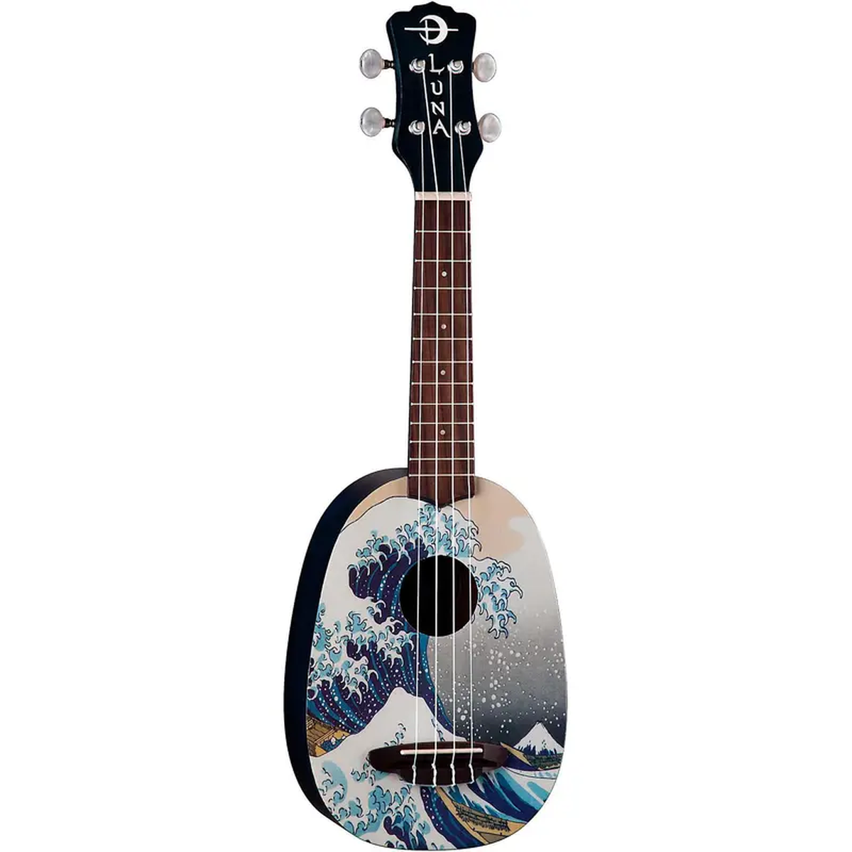 Luna Guitars Great Wave Soprano Ukulele