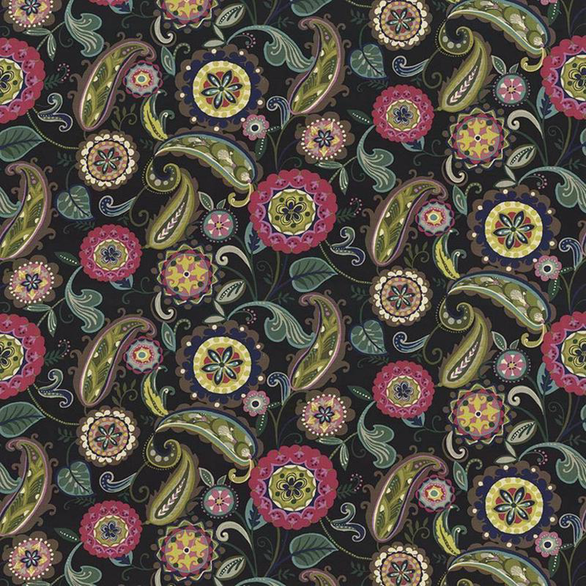 Abberley Passion Black by Kasmir Fabric