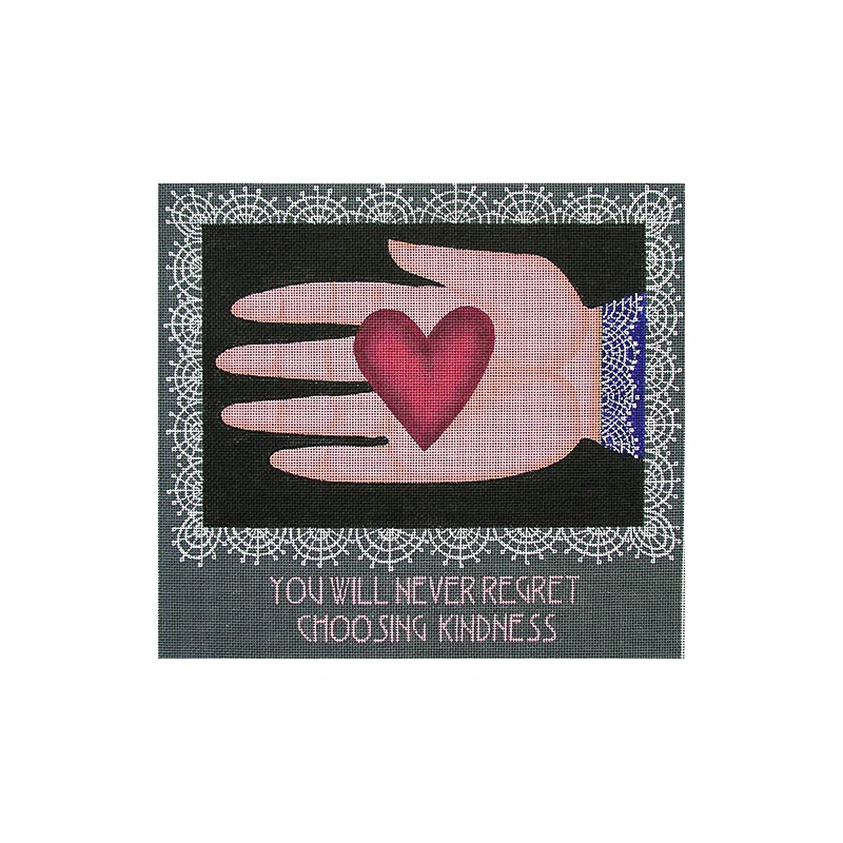 Zecca Choosing Kindness Needlepoint Canvas
